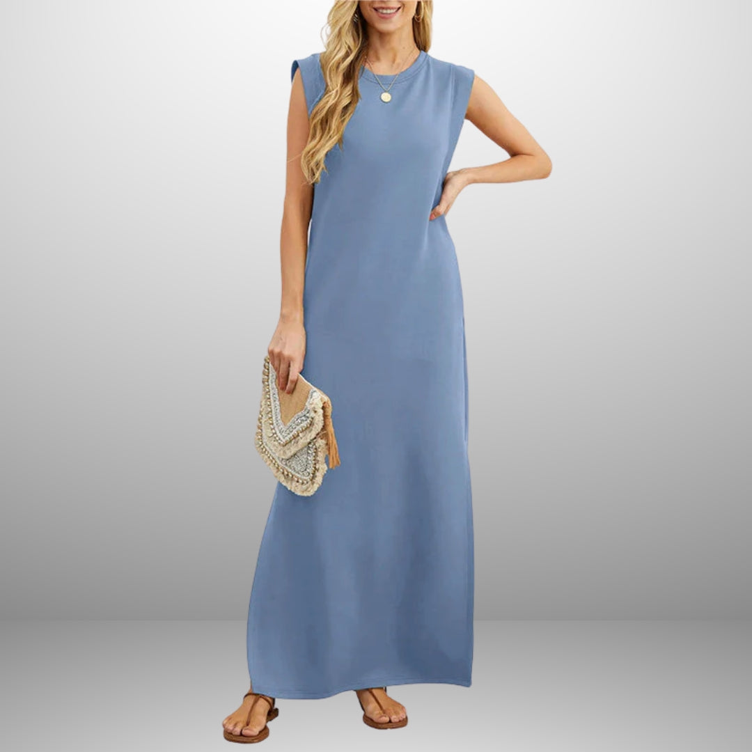 Belle Paris Mode ™ | Robe Élina - d’Été Fendue avec Poches