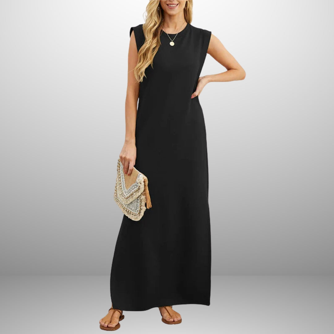 Belle Paris Mode ™ | Robe Élina - d’Été Fendue avec Poches