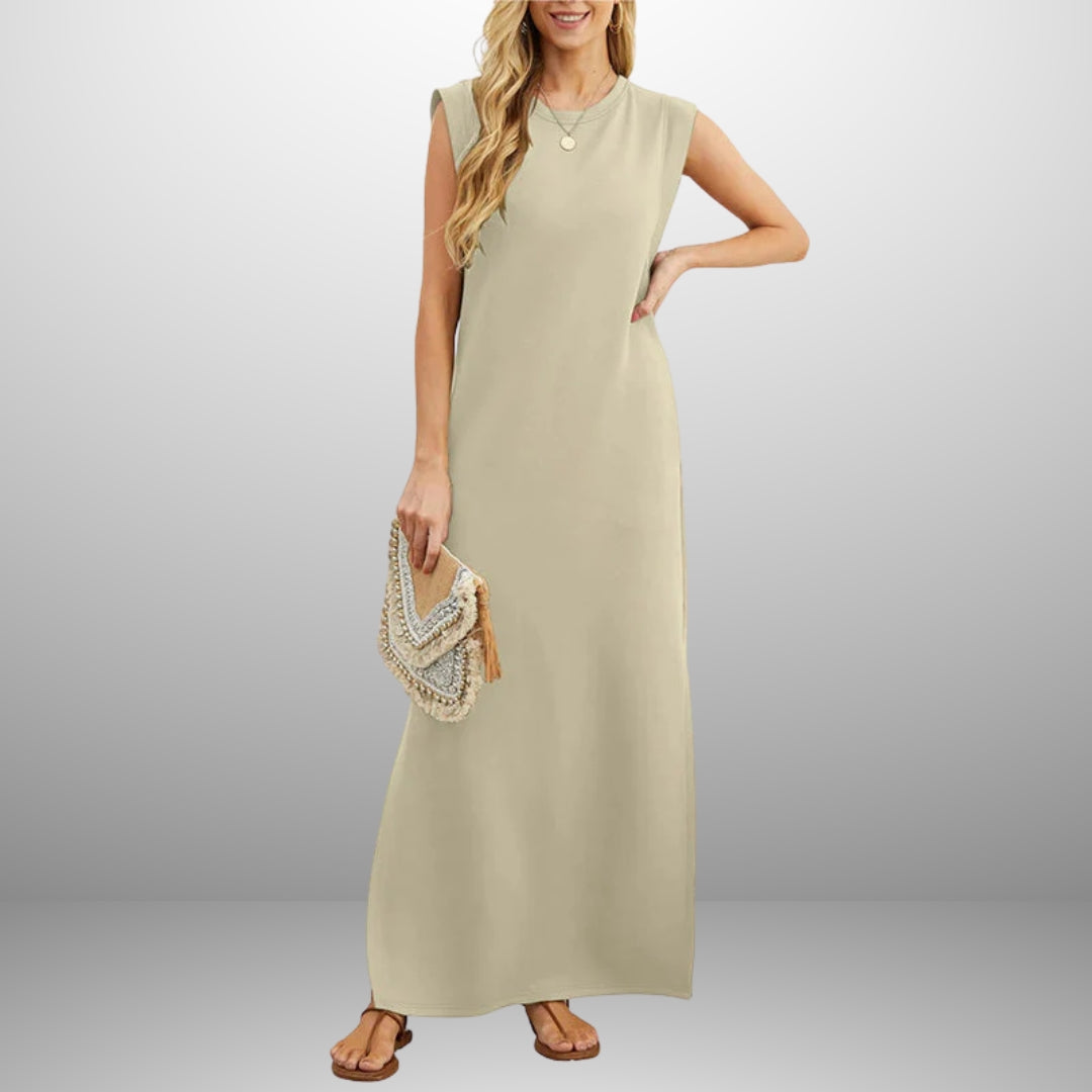 Belle Paris Mode ™ | Robe Élina - d’Été Fendue avec Poches