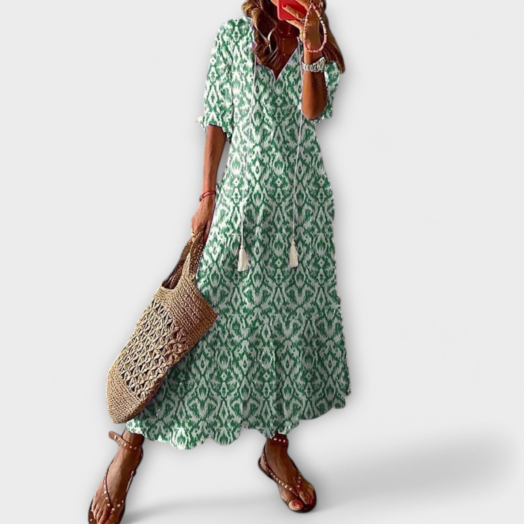 Belle Paris Mode ™ | Robe Bettina – Longue Bohème Libre